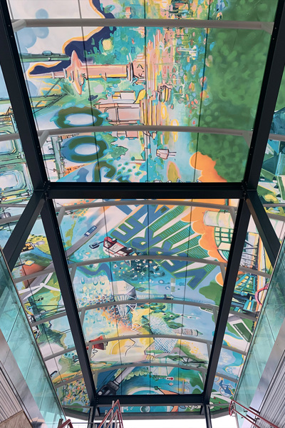3.Roof With Art Print