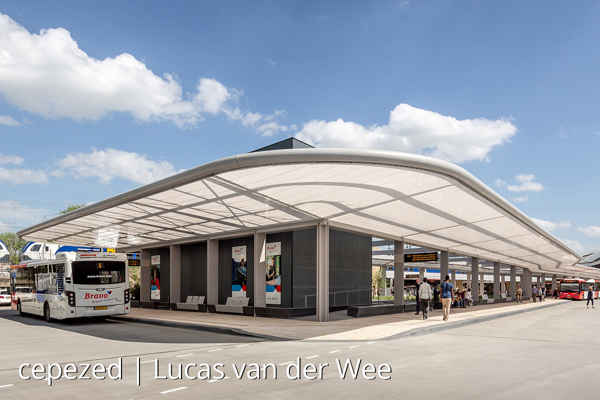 ETFE Luifel Busstation Tilburg2