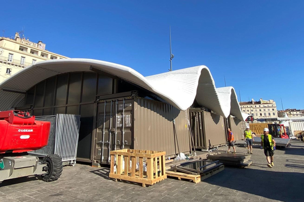 inflatable museum roof